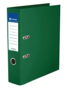 VICTORIA OFFICE Iratrendező, 75 mm, A4, PP/PP, élvédő sínnel, VICTORIA OFFICE, "Premium", zöld