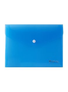   VICTORIA OFFICE Irattartó tasak, A5, PP, patentos, VICTORIA OFFICE, kék