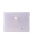 VICTORIA OFFICE Irattartó tasak, A6, PP, patentos, VICTORIA OFFICE, áttetsző