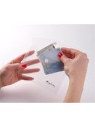 VICTORIA OFFICE Irattartó tasak, A6, PP, patentos, VICTORIA OFFICE, áttetsző