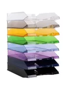 VICTORIA OFFICE Irattálca, műanyag, VICTORIA OFFICE, fekete