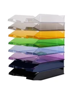   VICTORIA OFFICE Irattálca, műanyag, VICTORIA OFFICE, sötétkék