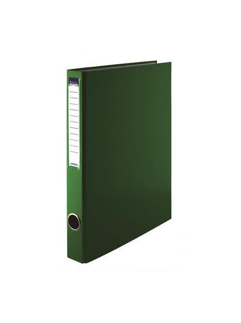 VICTORIA OFFICE Gyűrűs könyv, 4 gyűrű, 35 mm, A4, PP/karton, VICTORIA OFFICE, zöld