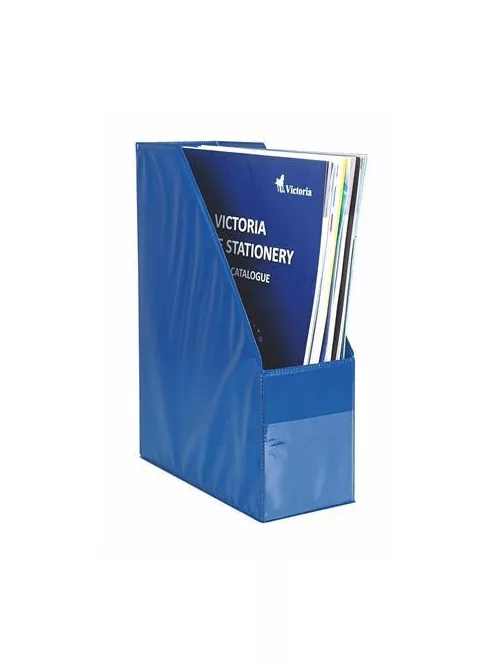 VICTORIA OFFICE Iratpapucs, PVC, 95 mm, VICTORIA OFFICE, kék