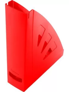   VICTORIA OFFICE Iratpapucs, műanyag, 75 mm, VICTORIA OFFICE, piros