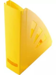   VICTORIA OFFICE Iratpapucs, műanyag, 75 mm, VICTORIA OFFICE, sárga