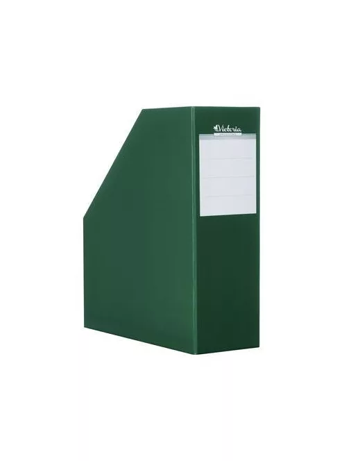 VICTORIA OFFICE Iratpapucs, karton, 90 mm, VICTORIA OFFICE, zöld