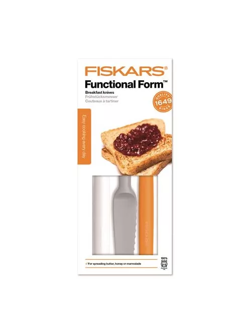 FISKARS Reggeliző késkészlet, 3 darabos készlet, FISKARS " Functional Form"