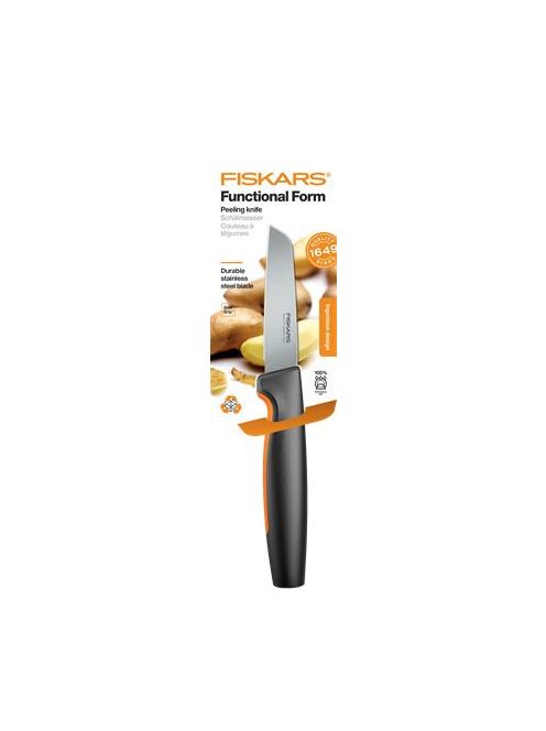 FISKARS Hámozókés, 8 cm, FISKARS "Functional Form"