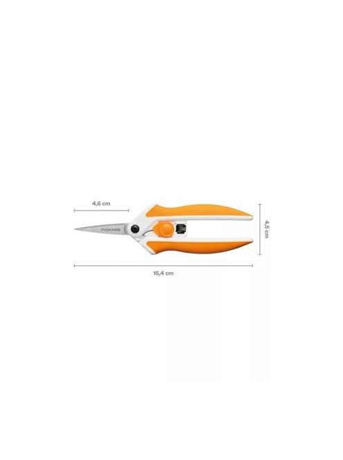 FISKARS Varróolló, 15 cm, FISKARS "EasyAction™", narancssárga