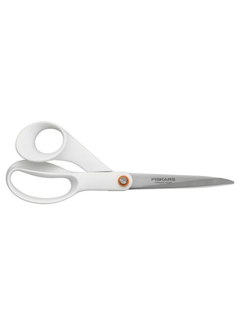 FISKARS Olló, általános, 21 cm, FISKARS "Functional Form", fehér