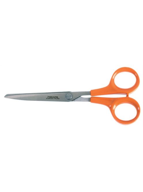 FISKARS Olló, papírvágó, 17 cm, FISKARS "Classic" narancssárga