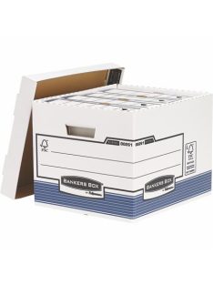   FELLOWES Archiválókonténer, karton, standard, "BANKERS BOX® SYSTEM by FELLOWES®", kék
