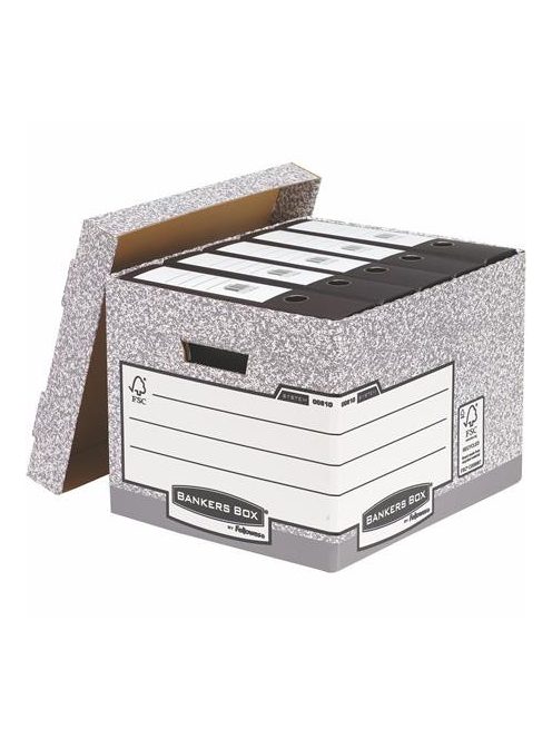 FELLOWES Archiválókonténer, karton, standard, "BANKERS BOX® SYSTEM by FELLOWES®"