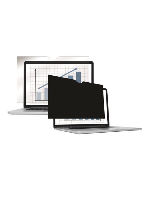 FELLOWES Monitorszűrő, betekintésvédelemmel, 345x194 mm, 15,6", 16:9 FELLOWES "PrivaScreen™", fekete