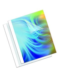   FELLOWES Hőkötőborító, 1,5 mm, 170 g, 1-10 lap, matt, A4, FELLOWES "Coverlight", fehér