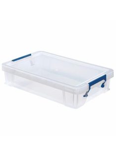   FELLOWES Műanyag tároló doboz, átlátszó, 5,5 liter, FELLOWES, "ProStore™"
