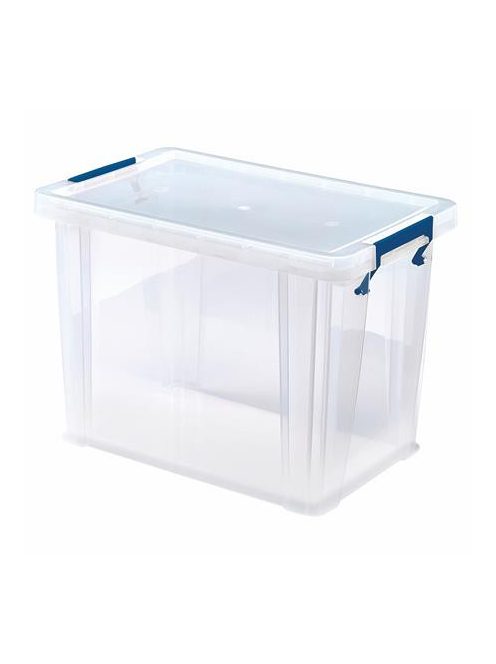 FELLOWES Műanyag tároló doboz, átlátszó, 18,5 liter, FELLOWES, "ProStore™"