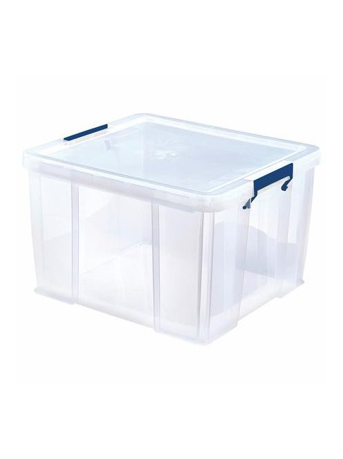 FELLOWES Műanyag tároló doboz, átlátszó, 48 liter, FELLOWES, "ProStore™"