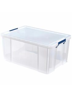   FELLOWES Műanyag tároló doboz, átlátszó, 70 liter, FELLOWES, "ProStore™"