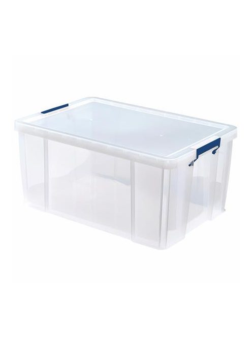 FELLOWES Műanyag tároló doboz, átlátszó, 70 liter, FELLOWES, "ProStore™"