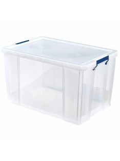   FELLOWES Műanyag tároló doboz, átlátszó, 85 liter, FELLOWES, "ProStore™"