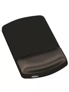   FELLOWES Egéralátét csuklótámasszal, géltöltésű, állítható, FELLOWES "Premium Gel", grafitszürke
