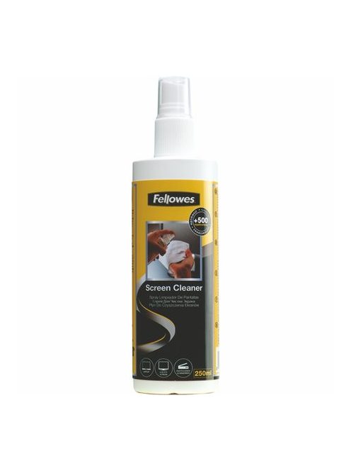 FELLOWES Tisztítófolyadék, képernyőhöz, pumpás, 250 ml, FELLOWES