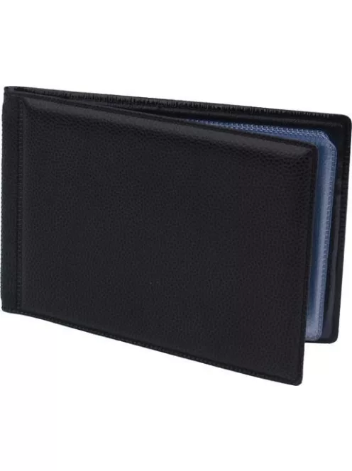 VICTORIA OFFICE Igazolványtartó, 8 betét lappal, VICTORIA OFFICE, fekete