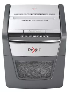   REXEL Iratmegsemmisítő, konfetti, 45 lap, REXEL "Optimum AutoFeed 45X"