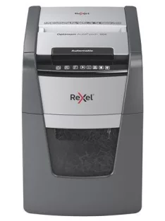   REXEL Iratmegsemmisítő, konfetti, 90 lap, REXEL, "Optimum AutoFeed+ 90X"