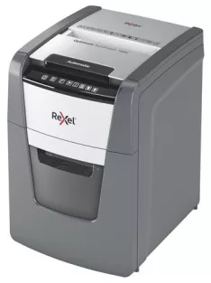  REXEL Iratmegsemmisítő, konfetti, 100 lap, REXEL "Optimum AutoFeed+ 100X"