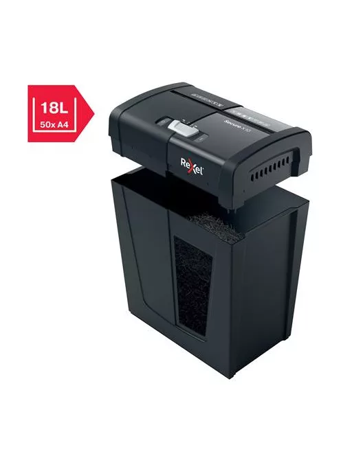 REXEL Iratmegsemmisítő, konfetti, 10 lap, REXEL, "Secure X10"