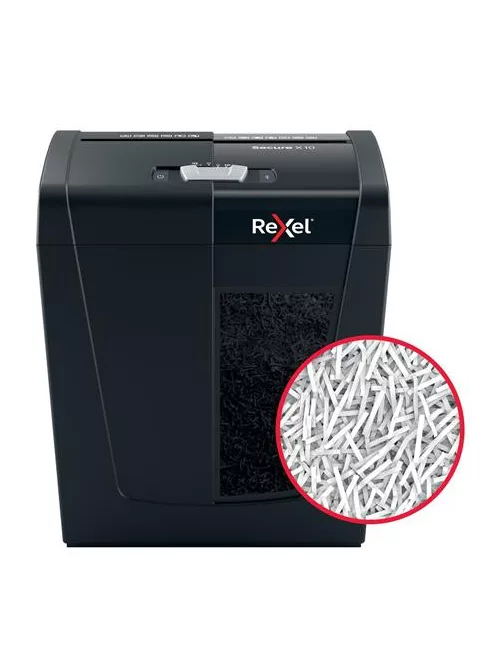 REXEL Iratmegsemmisítő, konfetti, 10 lap, REXEL, "Secure X10"