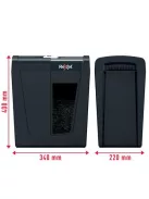 REXEL Iratmegsemmisítő, konfetti, 10 lap, REXEL, "Secure X10"