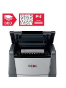 REXEL Iratmegsemmisítő, konfetti, 300 lap, REXEL, "Optimum AutoFeed+ 300X"
