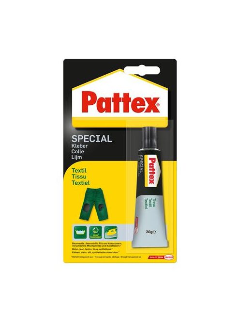 HENKEL Ragasztó, speciális, 20 g, HENKEL "Pattex Repair Special Textil"