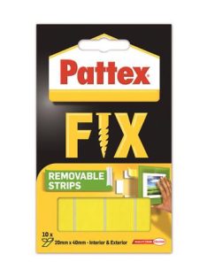   HENKEL Ragasztócsík, kétoldalas, visszaszedhető, 20 x 40 mm, HENKEL "Pattex Fix"