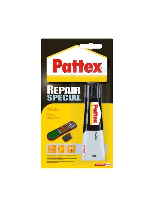 HENKEL Ragasztó, speciális, 30 g, HENKEL "Pattex Repair Special Műanyag"