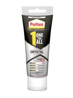   HENKEL Ragasztó, építési-szerelési, 90 g, HENKEL "Pattex One for All Crystal"
