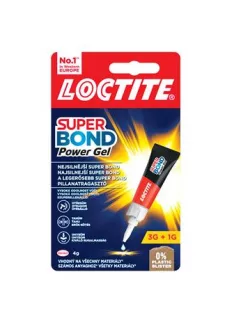  HENKEL Pillanatragasztó gél, 4 g, HENKEL "Loctite Super Bond Power Gél"