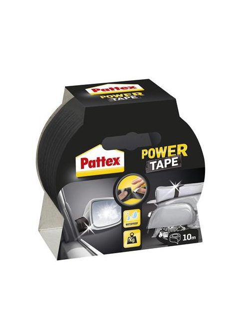 HENKEL Ragasztószalag, 50 mm x 10 m, HENKEL "Pattex Power Tape", fekete