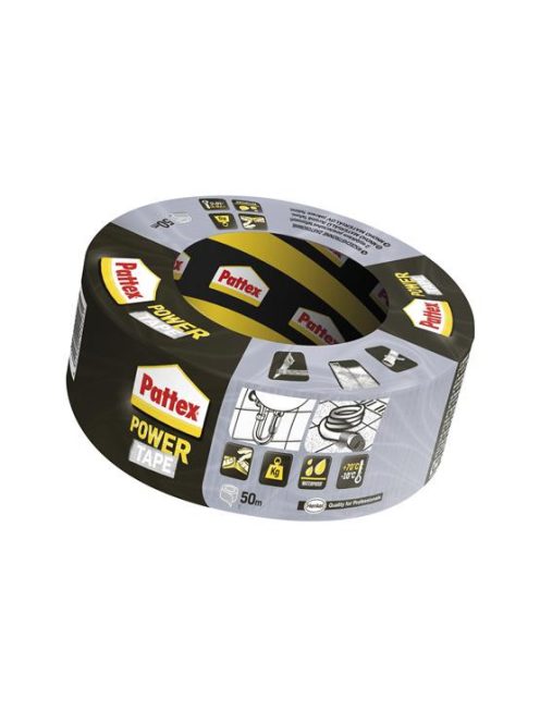 HENKEL Ragasztószalag, 50 mm x 50 m, HENKEL "Pattex Power Tape", ezüst