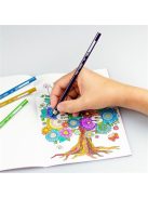 KORES Színes ceruza készlet, háromszögletű, KORES "Triangular", 12 különböző szín