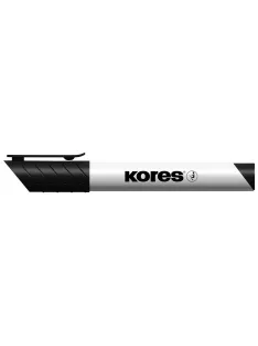  KORES Tábla- és flipchart marker, 3 mm, kúpos, KORES "K-Marker XW1", fekete