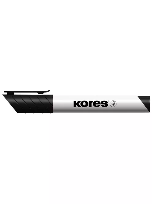 KORES Tábla- és flipchart marker, 3 mm, kúpos, KORES "K-Marker XW1", fekete