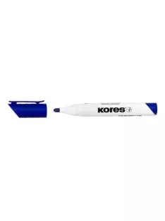   KORES Tábla- és flipchart marker, 3 mm, kúpos, KORES "K-Marker XW1", kék