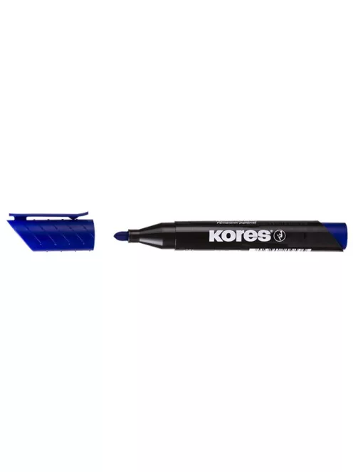 KORES Alkoholos marker, 3-5 mm, kúpos, KORES "K-Marker XP1", kék