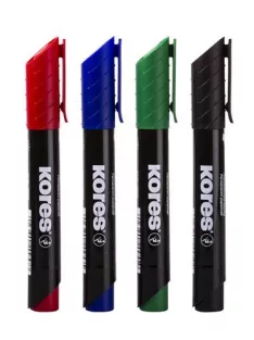   KORES Alkoholos marker, 3-5 mm, kúpos, KORES "K-Marker XP1", 4 különböző szín