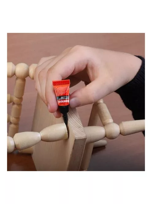 KORES Pillanatragasztó gél, 3x1 g, KORES "Power Glue Gel"